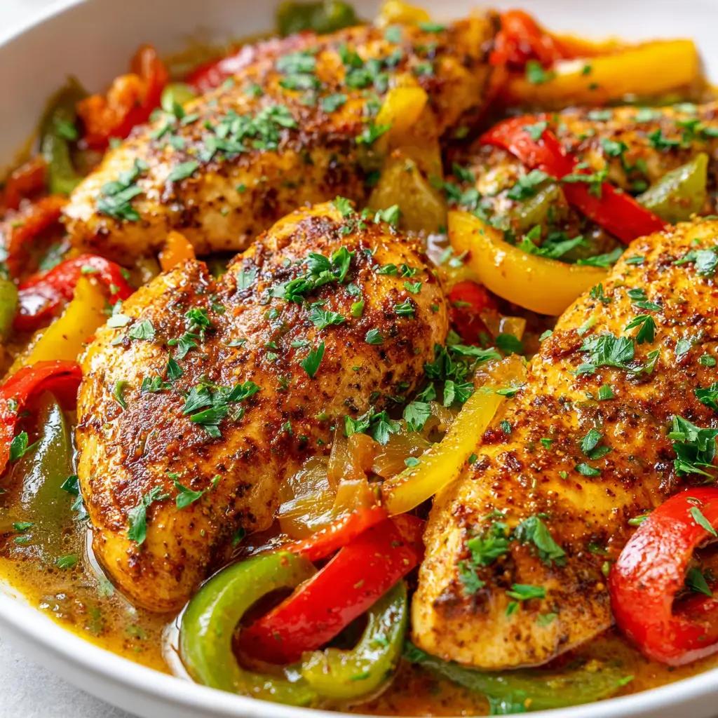 Pollo al estilo cajún con patatas